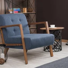 Hanah Home Kreslo Kemer modré