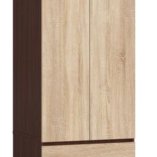 Ak furniture Šatníková skriňa Star 60 cm wenge/dub sonoma