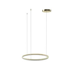 Moderný luster Halo 120 CCT zlatá s diaľkovým ovládaním