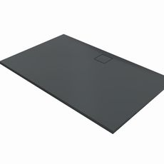 Sprchová vanička obdĺžniková Hüppe EasyFlat 150x90 cm liaty mramor antracitová matná EF0112.128