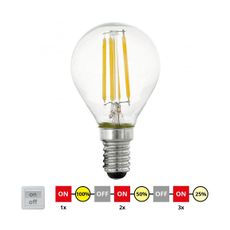 LED Stmievateľná žiarovka VINTAGE P45 E14/4W/230V 2700K - Eglo 11754