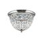 Orion DLU 1840/35-Krištáľové str. svietidlo PLAFOND 3xE27/40W/230V pr.35 cm chróm
