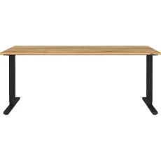 Pracovný stôl s elektricky nastaviteľnou výškou s doskou v dubovom dekore 80x180 cm Lissabon – Germania