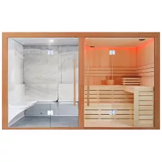 M-SPA - Suchá sauna s pieckou + parná 340 x 175 x 210 cm 6 kW