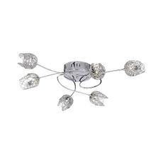 LUXERA 64039 - Luster prisadený DELPHI 6xG4/20W/230V