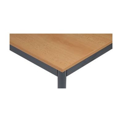 Jedálenský stôl, 1200 x 800 mm, tmavo sivá podnož, buk