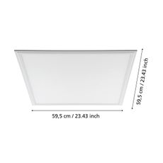 Eglo 96153 - LED stropný panel SALOBRENA LED/40W/230V