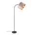 Čierno-béžová stojacia lampa (výška 205 cm) Julieta – Trio