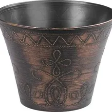 Rustikálny kvetináč 19,5cm plastový