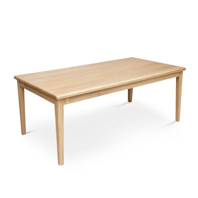 Estila Luxusný škandinávsky obdĺžnikový jedálenský stôl Bergen s minimalistickým dizajnom v naturálnej svetlej hnedej farbe 180 cm