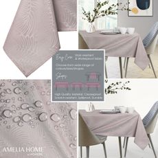 Obrus AmeliaHome GAIA BRD púdrovo ružový, velikost 110x240