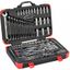Gola sada s kľúčmi 1/4”,  3/8” a 1/2”, 216 dielov - V3277N