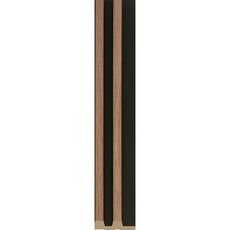 Dokončovacia lišta pravá MODERN SLIM orech/čierna 2.65m