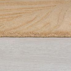 Flair Rugs , Kusový koberec Solace Lino Leaf Stone, 120x170, béžová, obývacia izba