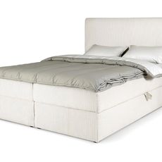 Wilsondo Čalúnená manželská boxspring posteľ Serenio - smotanová Rozmer: 140x200