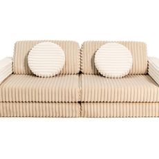 SHAPPY Multifunkčná skladacia pohovka SOFA z menčestra Zvoľte farbu: Béžová