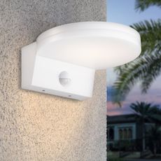 Top Light - LED Vonkajšie nástenné svietidlo so senzorom LED/15W/230V IP65 biela