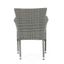 Autronic Záhradná stolička, kov, polyratan, sivá,AZC-S2118 GREY