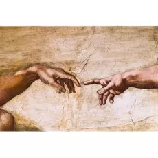 Reprodukcia obrazu Michelangelo Buonarroti - Creation of Adam, 70 x 45 cm