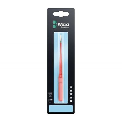 Wera 033606 Vymeniteľný skrutkovací nôž SL 3,5 Kraftform Kompakt VDE 3060 iS SB, nerezová oceľ