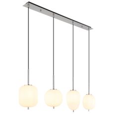 Globo 15345-4NO - Luster na lanku BLACKY I 4xE14/40W/230V