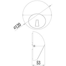 Deko-Light 731111-LED Vonkajšie nástenné svietidlo AQUILAE 3,5W/230V IP65 antracit
