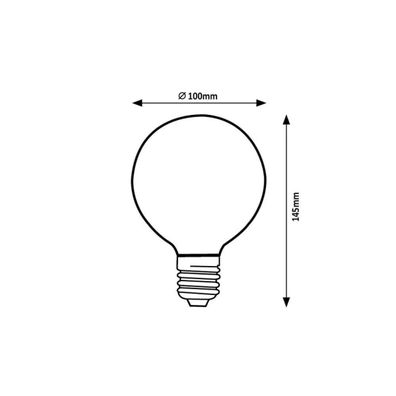 Rabalux 79077 - LED Žiarovka FILAMENT G95 E27/4W/230V 1800K