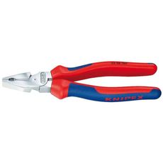 Kombinované kliešte Force 200 mm. KNIPEX 02 05 200 - chrómované, viaczložkové objímky