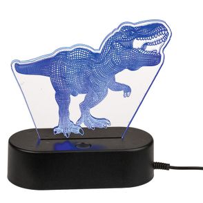 Detská lampička 3D T-REX