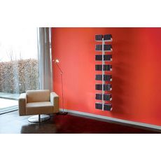 Radius design cologne Zakladač na CD 16 poličiek RADIUS DESIGN (CD-BAUM silber WAND 1 GROSS 723C) strieborný