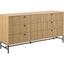 Komoda v dekore duba v prírodnej farbe 158x80x40 cm Albany – Actona