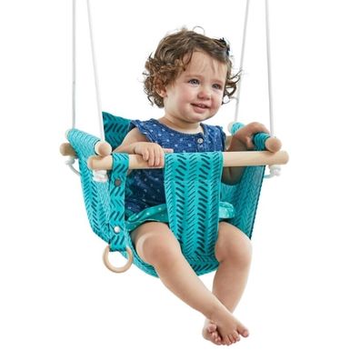 2Kids Toys -&nbsp;Detská textilná hojdačka tyrkysová