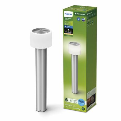 Philips Otis UltraEfficient vonkajšie stĺpové LEDsvietidlo 60 cm, 4,3 W, 800 lm, 2700 K