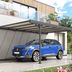 Kovový prístrešok / Carport ku stene 298 x 509 cm Dekorhome