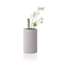Svetlosivá váza Blomus Bouquet, výška 20 cm