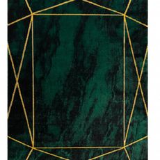 Dywany Łuszczów Kusový koberec Emerald 1022 green and gold - 200x290 cm