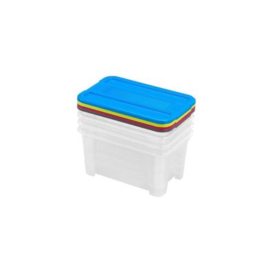 SADA 4x úložný box TEX BOX 4,5 l