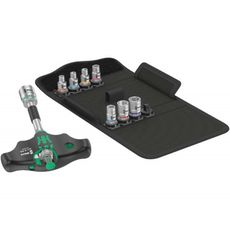 Wera 057474 Nástrčné hlavice 1/4" 3/16 ÷ 1/2" s T-rukoväťou Kraftform Kompakt 400 RA Imperial Set 2 (palcová sada 9 kusov)