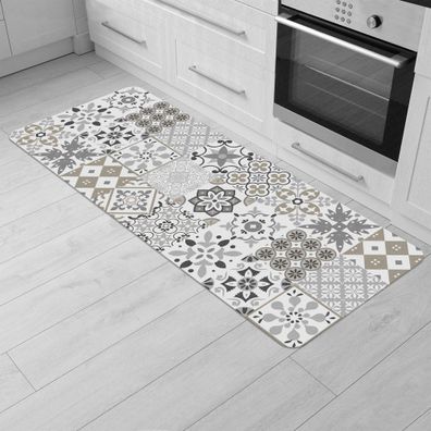 Biely behúň z PVC 45x120 cm Salou – douceur d'intérieur