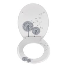 WC sedadlo s jednoduchým zatváraním Wenko Astera, 45,5 × 38 cm