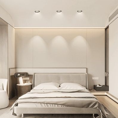 Aigostar-SADA 3x LED Vonkajšie podhľadové svietidlo LED/4,8W/230V 4000K IP65 čierna