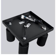 Čierne stropné svietidlo 25x25 cm Gleam – Nice Lamps