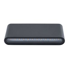 LED Vonkajšie nástenné svietidlo FLOW LED/6W/230V IP54 čierna