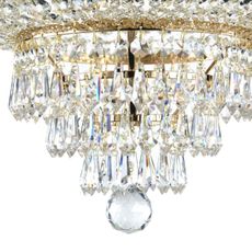 Maytoni DIA890-CL-18-G - Prisadený luster PALACE 18xE27/60W/230V