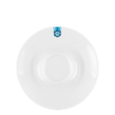 Kávová/čajová podšálka s modrým ornamentom 15 cm – Gaya RGB - 451851