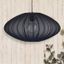 Luster na lanku KINU 1xE27/20W/230V pr. 50 cm čierna