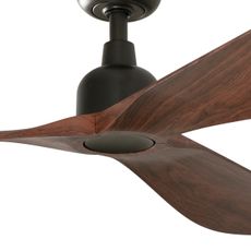 FARO 34362WT - Stropný ventilátor OUTWOOD L hnedá/čierna pr. 150 cm WT IP44 + DO
