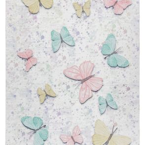 Dywany Łuszczów Detský kusový koberec Bambino 1610 Butterflies cream - 120x170 cm