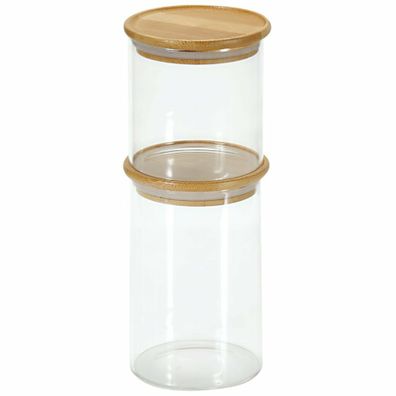 Kesper 38010 Skladovacia sklenená dóza, pr. 10 cm, 1200 ml