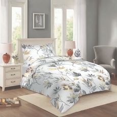 Biele bavlnené obliečky na jednolôžko 140x200 cm Darina – Cotton House